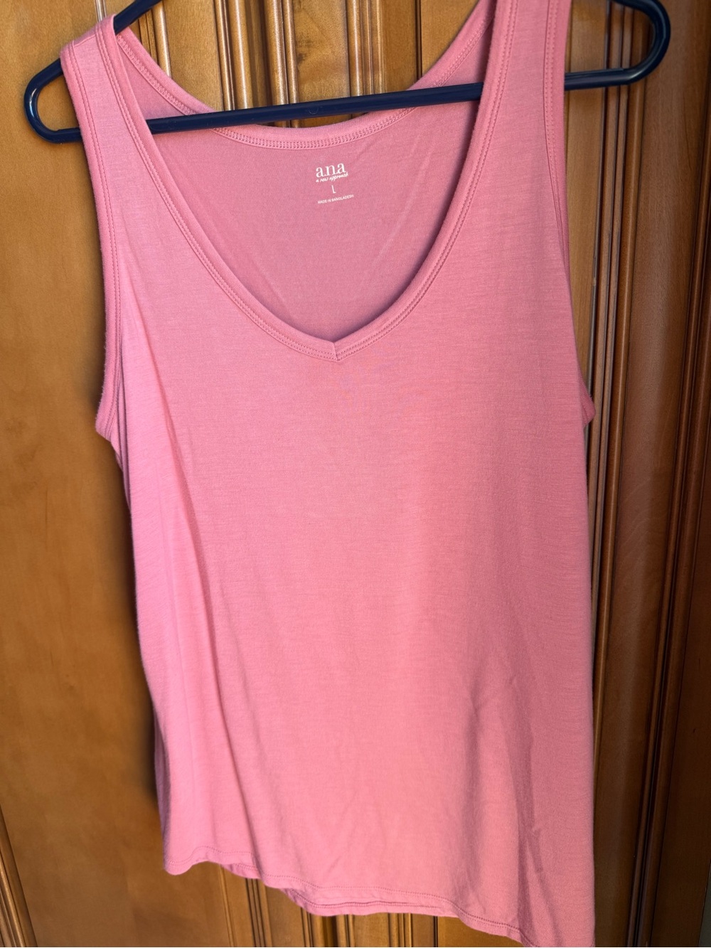 a.n.a Pink V-Neck Sleeveless Tank Top